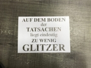 Mehrwegschablone "auf dem Boden der Tatsachen"